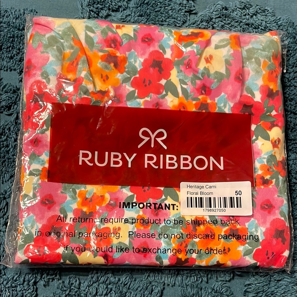 Ruby Ribbon Heritage Floral Cami